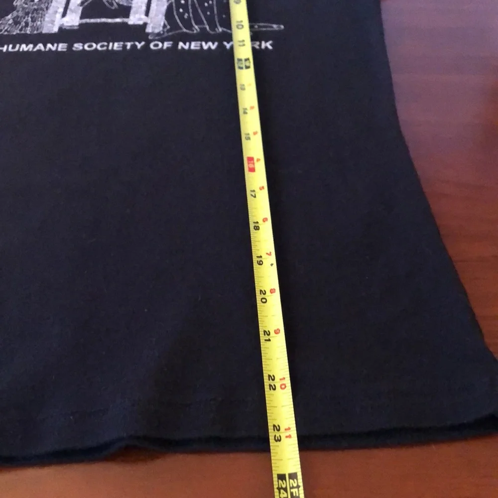 Humane Society of New York Charity 100% Cotton Black Short-Sleeve T-Shirt Top - Picture 7 of 8